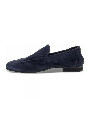Loafers de nobuk Guidi azul