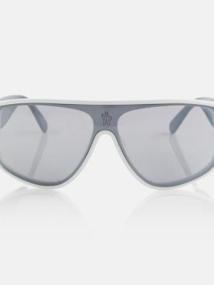 Okulary przeciwsłoneczne bez obcasa Moncler białe
