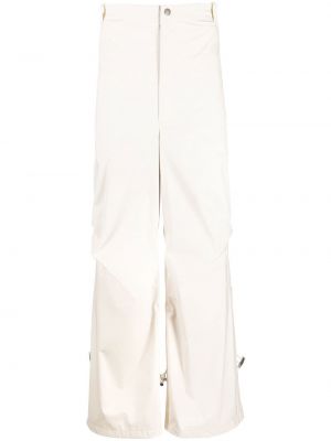 Relaxed панталон с висока талия Moncler бяло