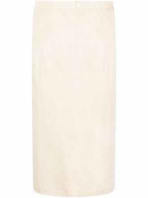Spódnica kopertowa bawełniana Lemaire, beżowy