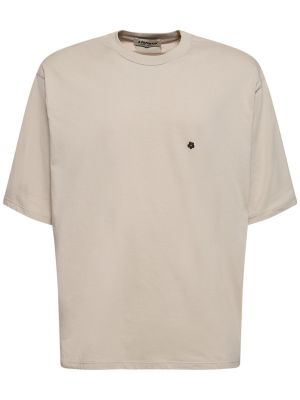 Camiseta de algodón A Paper Kid gris