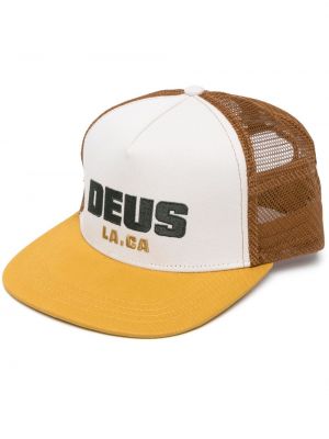 Haftowana czapka Deus Ex Machina biała