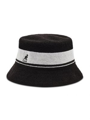 Pruhovaný klobúk Kangol čierna
