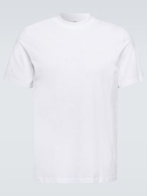 Koszulka bawełniana Jil Sander biała
