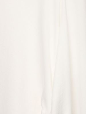 Βαμβακερή μπλούζα από ζέρσεϋ Yohji Yamamoto λευκό