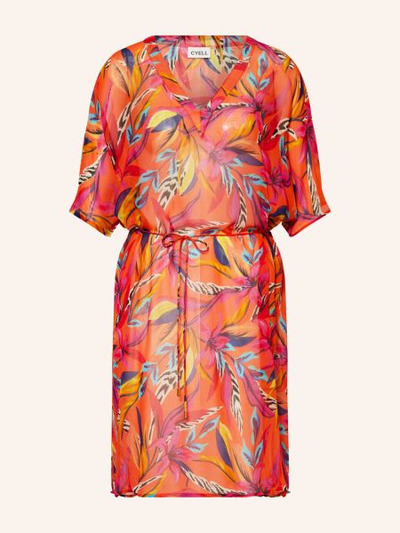 Sukienka plażowa Cyell pomarańczowa