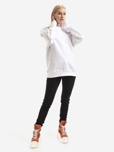 Bluza dresowa bawełniana 032c biała