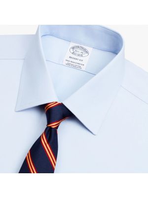 Jedwabny krawat Brooks Brothers niebieski