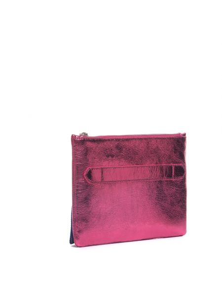 Bolso clutch Tramontano rosa