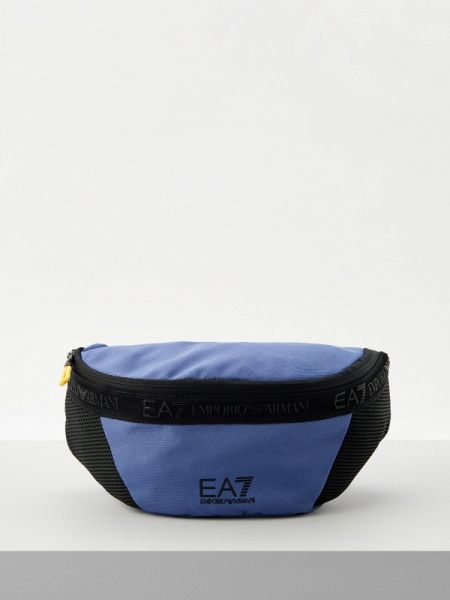 Поясная сумка Ea7 фиолетовая