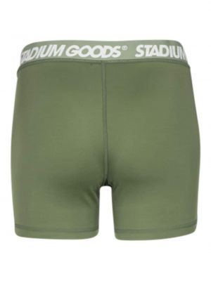 Mustriline biker lühikesed püksid Stadium Goods® roheline