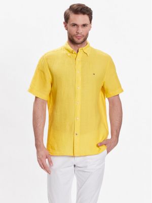 Риза Tommy Hilfiger жълто