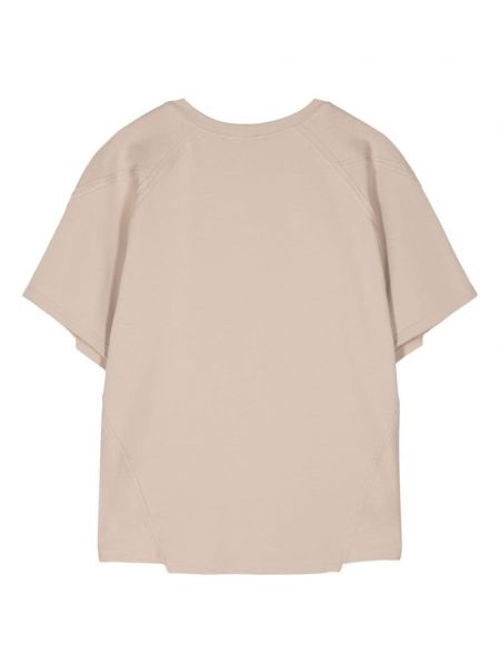 T-shirt col rond Heliot Emil beige