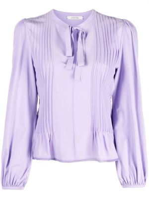 Relaxed блуза с връзки с дантела Dorothee Schumacher виолетово