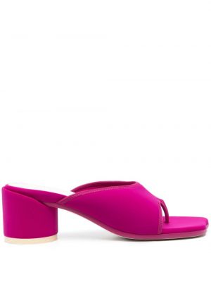 Sandale cu toc Mm6 Maison Margiela roz