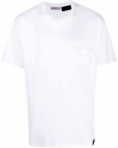 Тениска с джобове Low Brand бяло