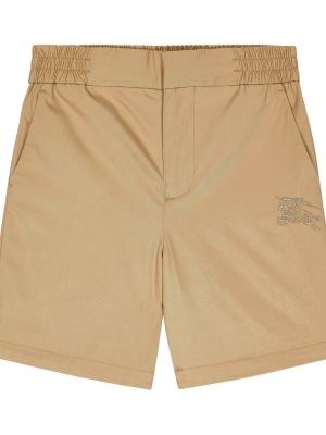 Bomull shorts for gutter Burberry Kids beige