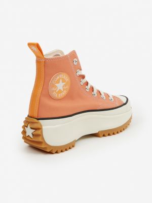Csillag mintás sneakers Converse narancsszínű