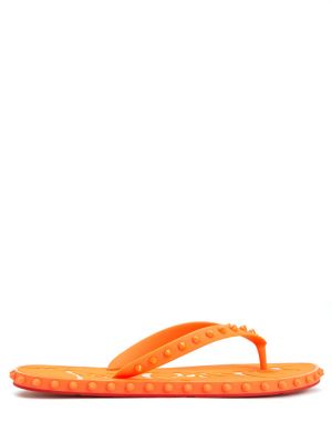 Тапочки Christian Louboutin оранжевые