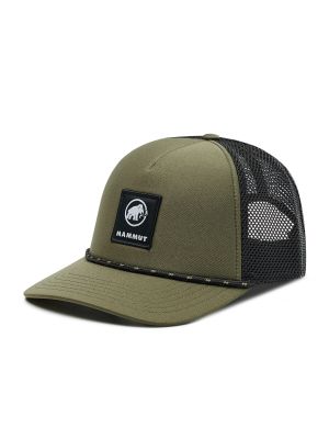 Cappello con visiera Mammut verde