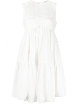Φόρεμα με φιόγκο Cecilie Bahnsen λευκό