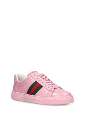 Tenisky Gucci Ace růžové