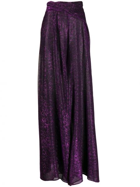 Falda larga Talbot Runhof violeta