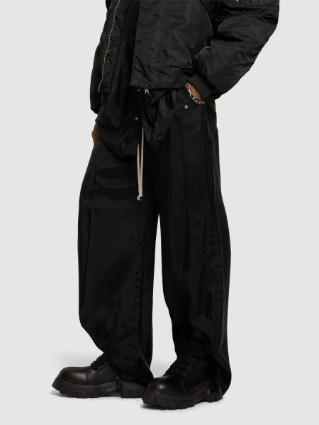 Kožené členkové topánky Rick Owens čierna
