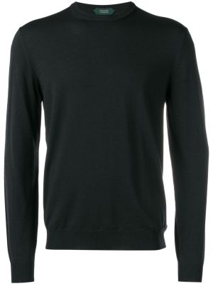 Jersey de tela jersey Zanone negro