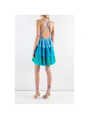 Mini vestido Doris S azul