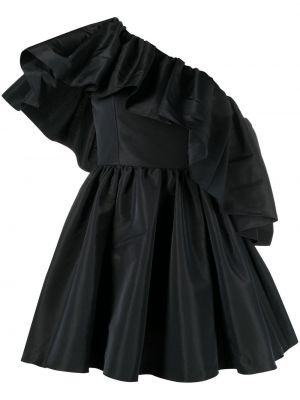 Мини рокля Alexander Mcqueen черно