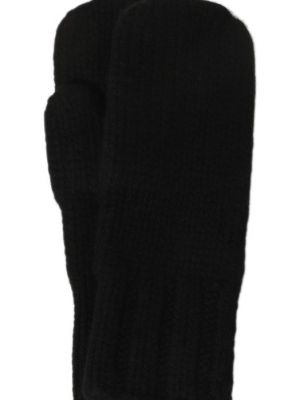 Кашемировые перчатки Tegin черные