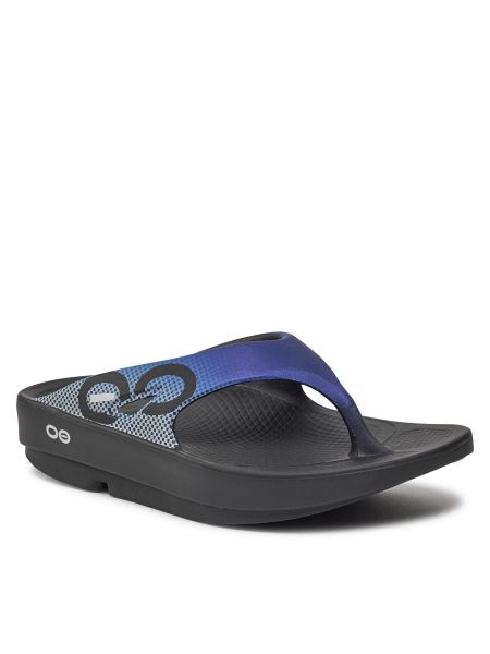 Sandale Oofos blau