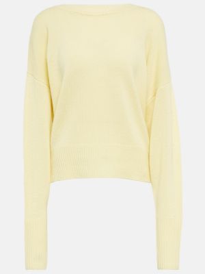 Kašmírové svetr Isabel Marant - žlutá