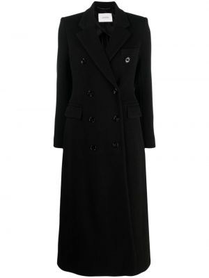 Μάλλινο παλτό Dorothee Schumacher μαύρο