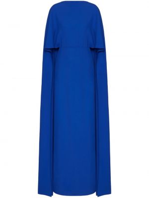 Šilkinis vakarinė suknelė Valentino Garavani mėlyna