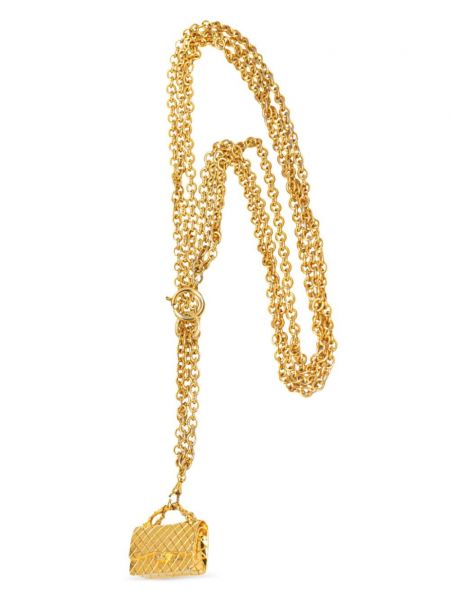 Ogrlica Chanel Pre-owned zlatna