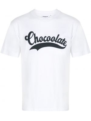 Bavlněné tričko :chocoolate bílé