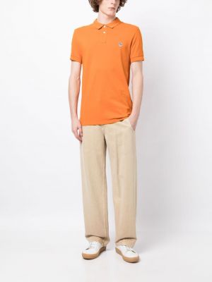 Polo en coton avec manches courtes Ps Paul Smith orange