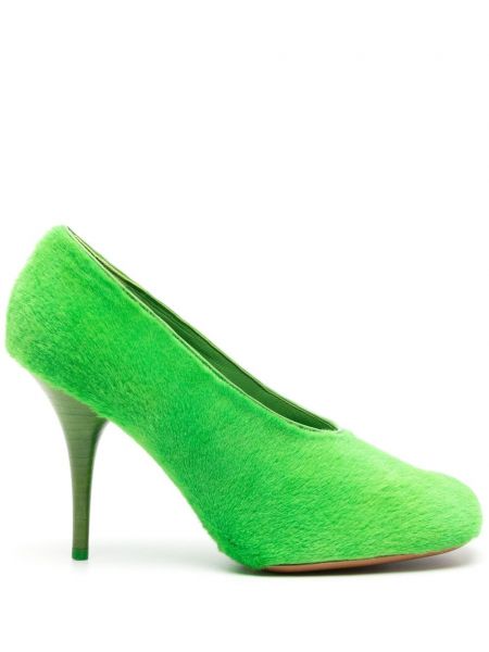Полуотворени обувки Givenchy зелено