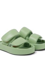 Verdes sandalias para mujer