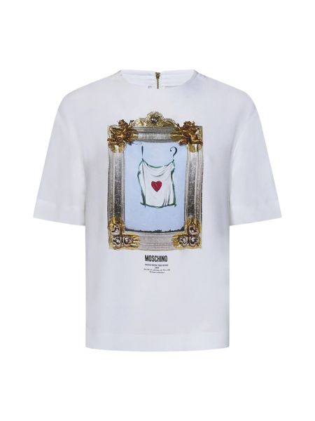 T-shirt mit reißverschluss Moschino