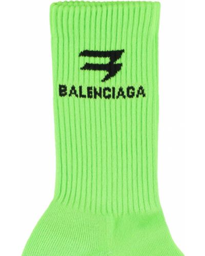 Žakárové ponožky Balenciaga zelená