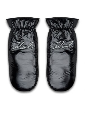 Ръкавици Karl Lagerfeld черно