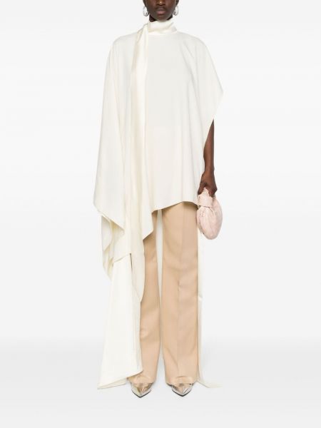 Sukienka koktajlowa z krepy Taller Marmo biała