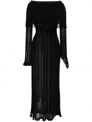 Dlouhé šaty Acne Studios černé