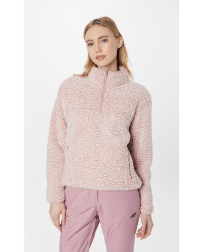 Пуловер с качулка Protest розово