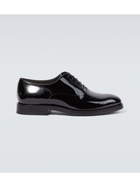 Lack läder brogues Brunello Cucinelli svart