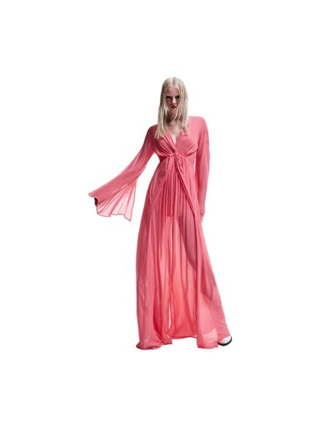 Vestido largo de gasa de viscosa Aniye By rosa