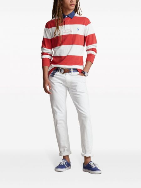 Pruhovaná bavlněná kšiltovka s výšivkou Polo Ralph Lauren
